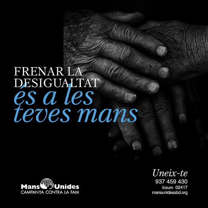 Frenar la desigualtat és a les teves mans