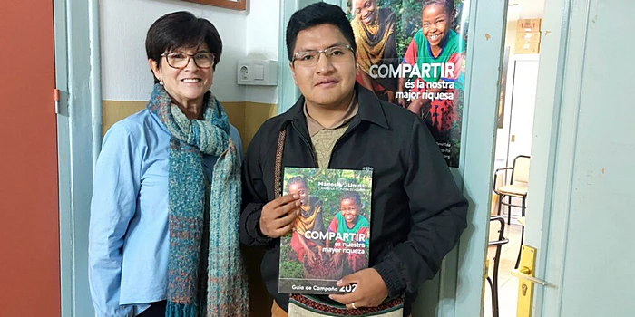 Visita Bladimir Martinez al centre MMUU Sabadell